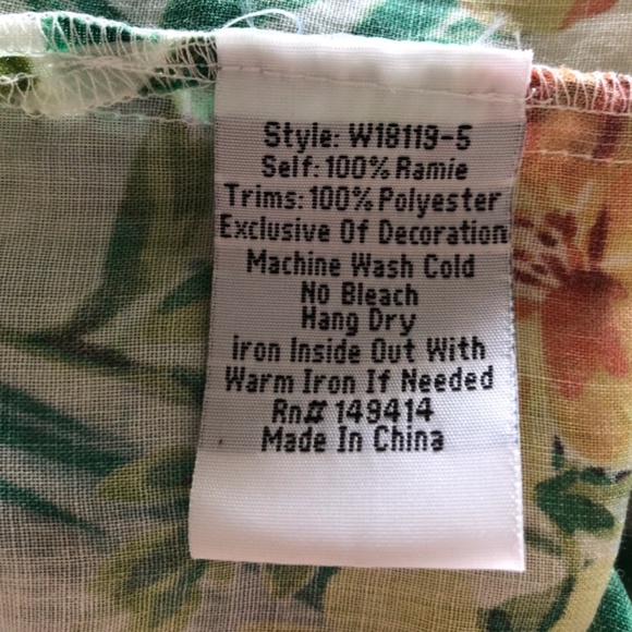 Johnny Was Cap Sleeve Tropical Top XS - Picture 4 of 8